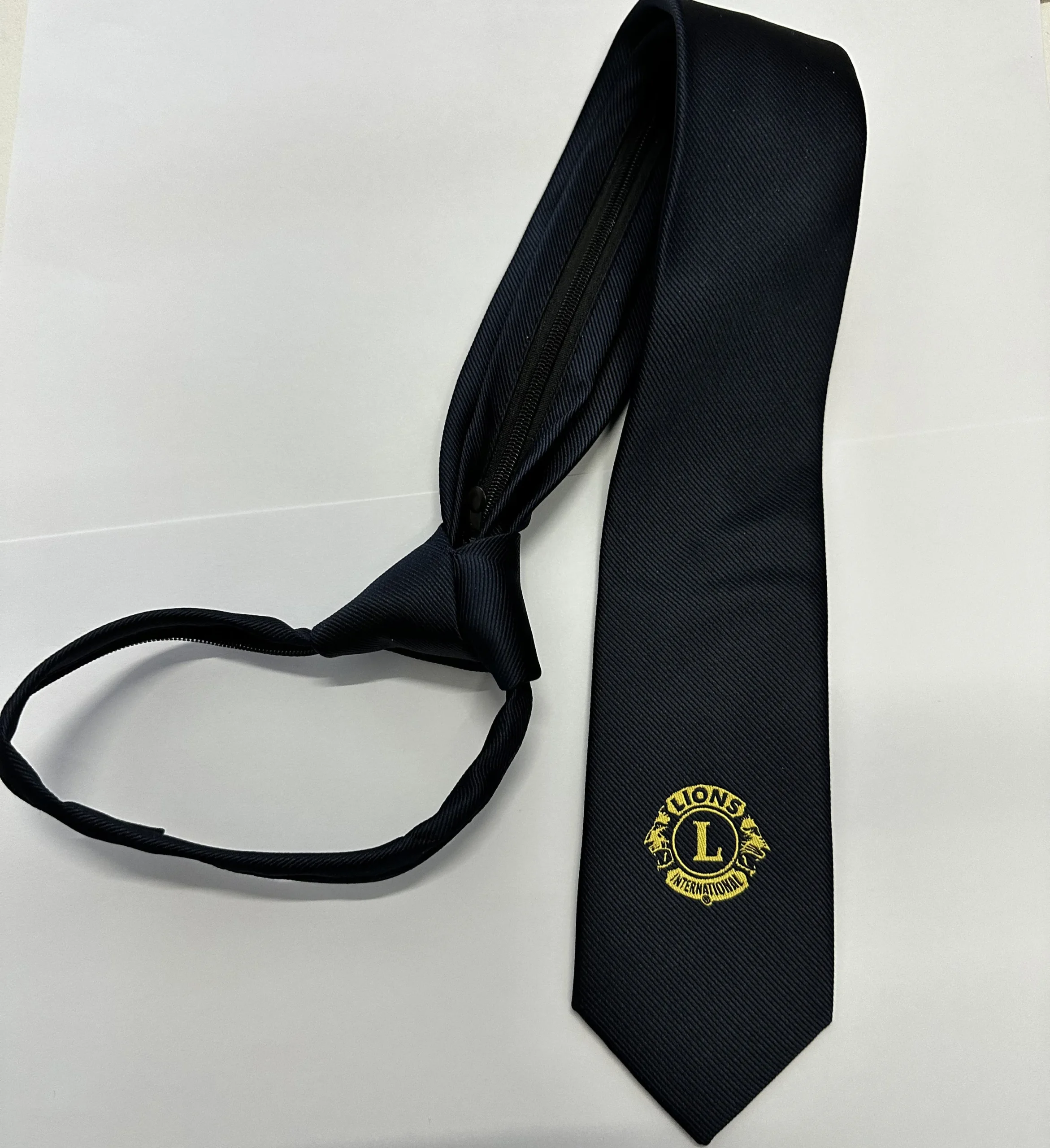 uniform stripe necktie for poromotion_SKU_05_7号款提花 拉链款 涤丝6_48CM